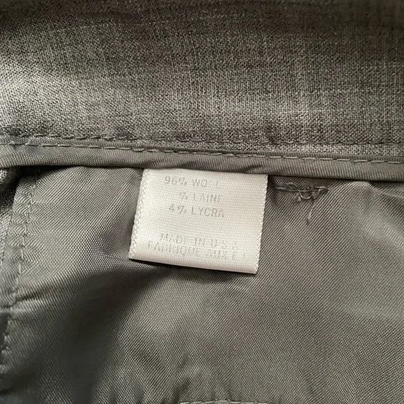 Theory Wool Blend Gray Pleated Skirt Size US 2 - Picture 9 of 9